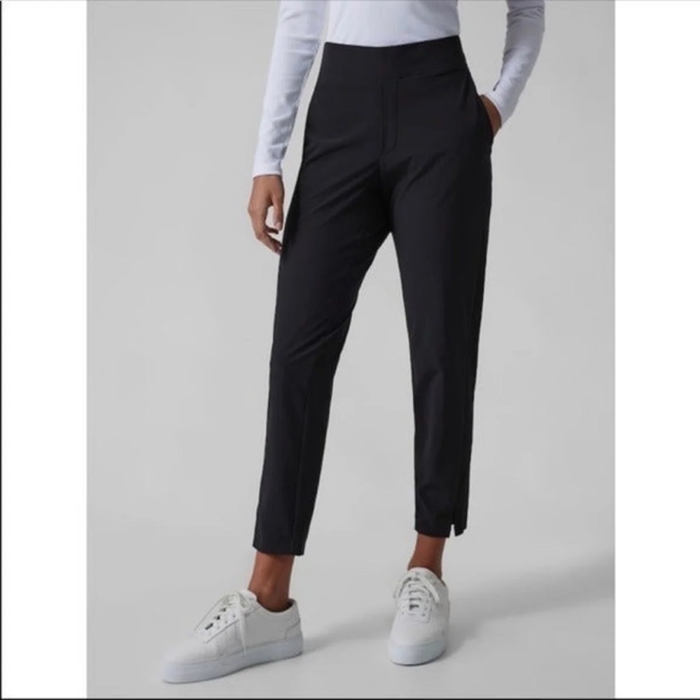 Athleta Brooklyn Ankle Pant // Black #198671 NWT 2 Petite